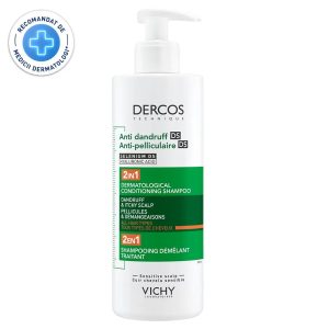 Sampon si balsam antimatreata 2 in 1 Dercos, 390ml, Vichy