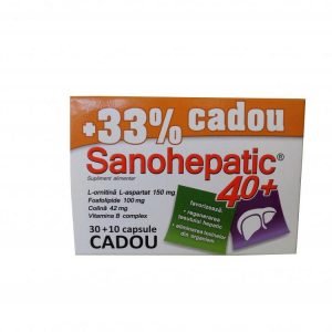 Sanohepatic 40+, 30 + 10capsule, Zdrovit