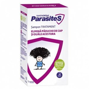 Sampon tratament impotriva paduchilor Parasites Santaderm, 50ml, Viva Pharma