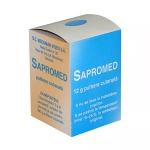 Sapromed pulbere cutanata 3%, 12g, Meduman