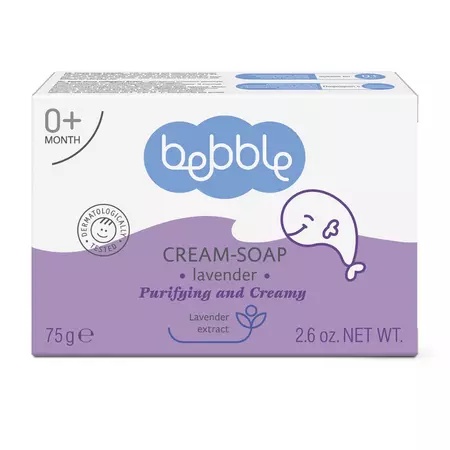 Sapun crema cu lavanda, 75g, Bebble