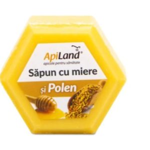 Sapun cu miere si polen x 100g (ApiLand)