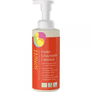 Sapun lichid eco spumant cu galbenele pentru copii, 200ml, Sonett