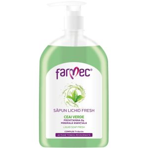 Sapun lichid Fresh cu ceai verde, 500ml, 6160, Farmec