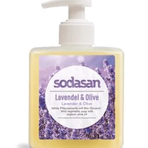 Sapun lichid lavanda si masline Bio, 300ml, Sodasan