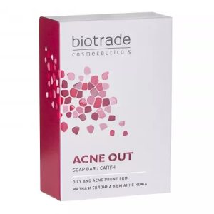 Sapun pentru tenul gras si acneic Acne Out, 100g, Biotrade