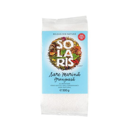 Sare marina grunjoasa 500g (Solaris)