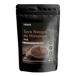 Sare neagra fina de Himalaya, 250g, Niavis