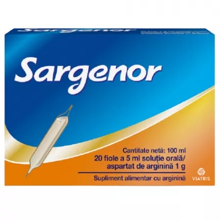 Sargenor, 20 fiole