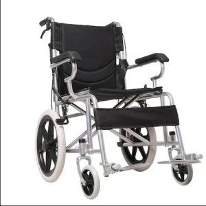 Scaun cu rotile ultrausor, pliabil, sezut 45cm, CML 203ABJ-16 Negru, Medico