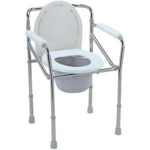 Scaun cu WC de camera, otel, CMB-894, Medico