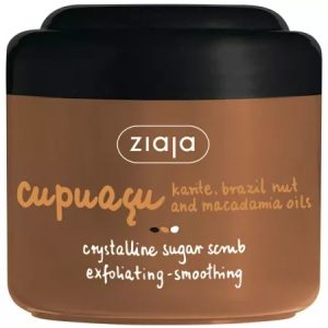 Scrub exfoliant pentru corp cu zahar cristalin Cupuacu, 200ml, Ziaja