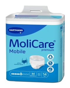 Scutece adulti tip chilot MoliCare Premium Mobile 6pic M,14 bucati, Hartmann