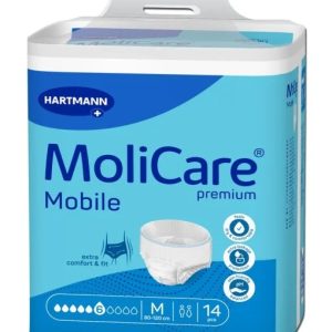 Scutece adulti tip chilot MoliCare Premium Mobile 6pic M,14 bucati, Hartmann