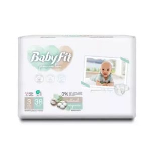 Scutece Bio Midi, nr. 3, 4-9kg, 36 bucati, 781, Babyfit