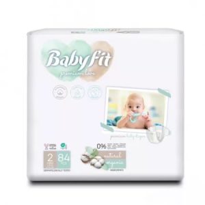 Scutece Bio Mini nr. 2, 3-6kg, Jumbo, 84 bucati, 651, Babyfit