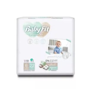 Scutece Bio nr. 6 XL, 15-25kg, 22 bucati, 811, Babyfit