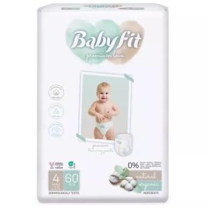 Scutece Bio tip chilot Maxi Jumbo, nr. 4, 7-14kg, 60 bucati, 729, Babyfit