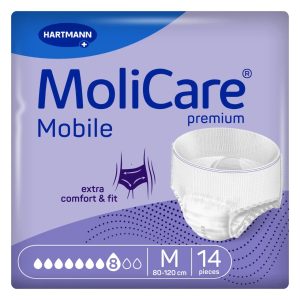 Scutece chilot adulti MoliCare Premium Mobile 8pic M, 14buc, Hartmann