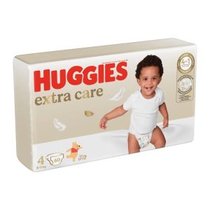 Scutece Extra Care Marimea 4, 8-16 kg, 60 bucati, Huggies