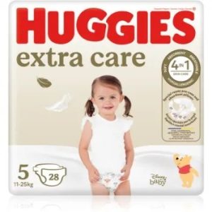 Scutece Extra Care Marimea 5, 11-25 kg, 28 bucati, Huggies