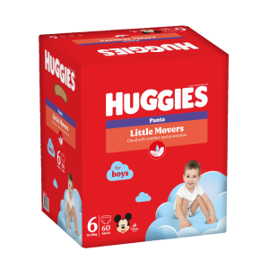 Scutece chilotel, Baieti, Marimea 6, 15-25 kg, 60 bucati, Huggies