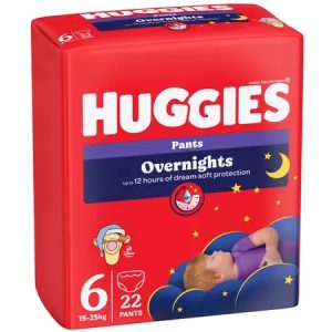 Scutece Pants Overnights nr. 6, 15-25kg, 22 bucati, Huggies