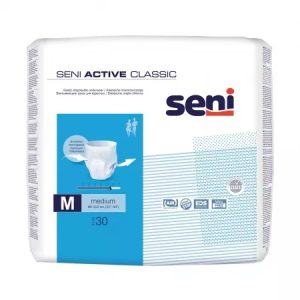 Scutece tip chilot pentru adulti Active Classic Medium, 30 bucati, Seni