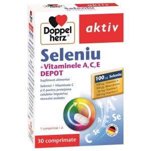 Seleniu + Vitaminele A + C + E Depot, 30 comprimate, Doppelherz