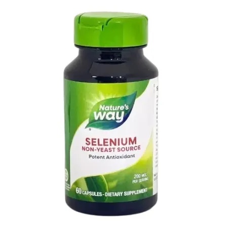 Selenium 200 mcg Nature s Way, 60 capsule, Secom