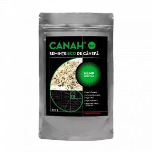 Seminte de canepa bio, 500g, Canah