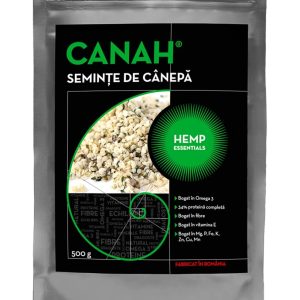 Seminte decorticate de canepa, 500g, Canah