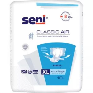 Scutece cu sistem inchis, Seni Classic Air x10 buc, XL