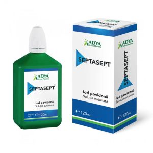 Septasept Iod povidona, 120ml, Adya Green Pharma