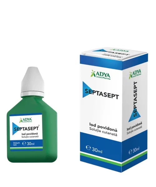 Septasept Iod povidona, 30ml, Adya Green Pharma