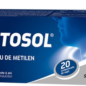 Septosol – Albastru de metilen, 20 comprimate, Biofarm