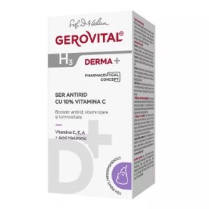 Ser antirid H3 Derma+ cu 10% Vitamina, 15ml, 4150, Gerovital