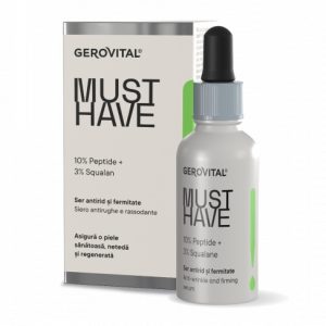 Ser antirid si fermitate 10% Peptide Must Have, 30 ml, Gerovital Must Have