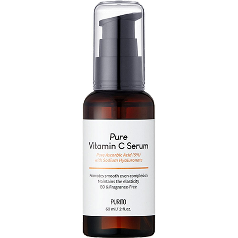 Ser de fata cu Vitamina C Pure 5% si Acid Hialuronic, 60ml, Purito
