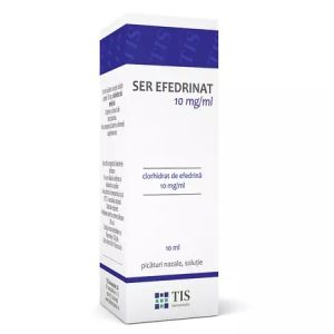 Ser efedrinat picaturi nazale, 10mg/ml, 10 ml, Tis Farmaceutic
