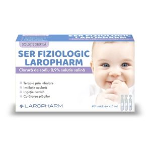 Ser fiziologic, 40 monodoze x 5ml, Laropharm