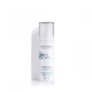 Ser hidratant cu acid hialuronic Pure Skin+B3, 30ml, Biotrade