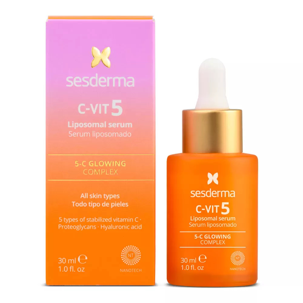 Ser Lipozomal cu 5 tipuri de Vitamina C C-VIT, 30 ml, Sesderma