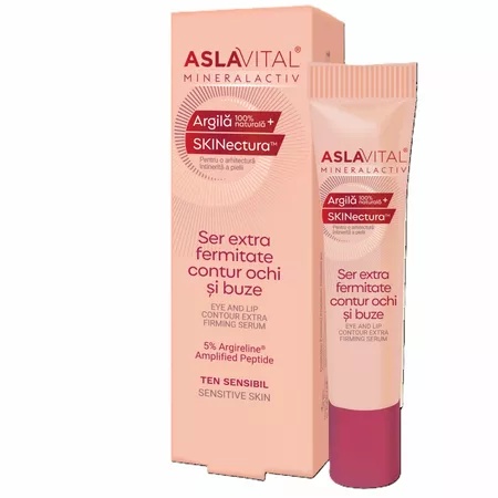 Ser MineralActiv Extra Fermitate pentru conturul ochilor si buzelor, 15ml, 112, Aslavital