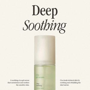 Ser pentru fata calmant si revitalizant Calming Repair Cica Gel Serum, 80ml, Luvum