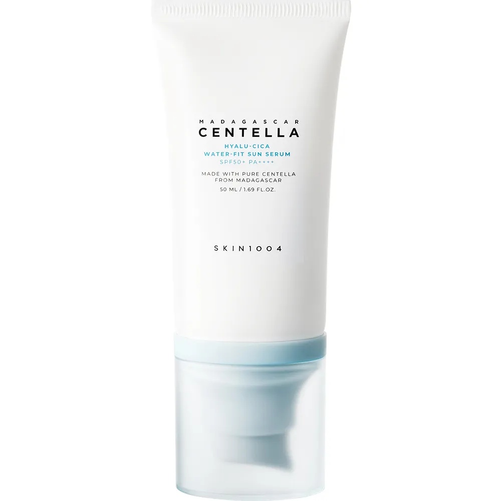 Ser pentru fata Madagascar Centella Hyalu Cica Water Fit cu SPF50+, 50ml, Skin1004