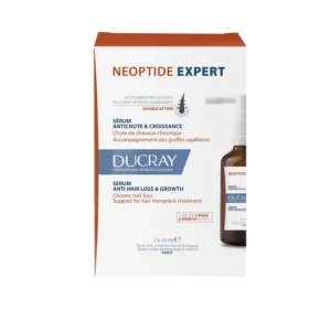 Ser tratament impotriva caderii parului Neoptide Expert, 2fl x 50ml, Ducray