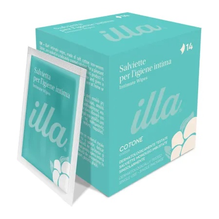 Servetele intime ambalate individual, Illa, 14 bucati