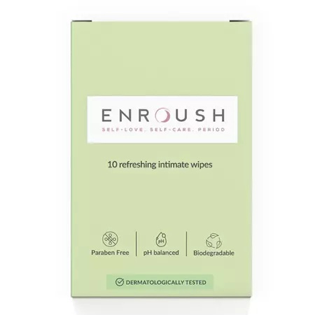 Servetele intime biodegradabile, 10 bucati, Enroush