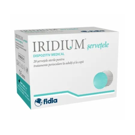 Servetele sterile Iridium, 20 bucati, Fidia